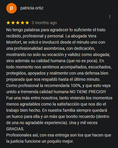 Testimonio cliente 8